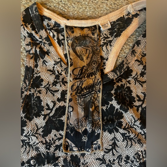 L.A.M.B racer back tank. Boudoir Collection. Spring 2005. - Picture 2 of 5